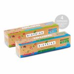 Virosac Sacchetti per frigo e freezer biodegradabili e compostabili, Confezione da 4 (2 x 20 sacchi con 28 x 40 cm e 2 x 30 sacchi con 23 x 32 cm)