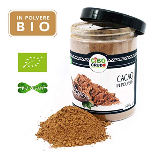 CiboCrudo Cacao in Polvere- 750 gr – Cacao Powder, Biologico Naturale e Puro al 100%, Fave di Cacao Criollo, Ricco di Minerali e Vitamine