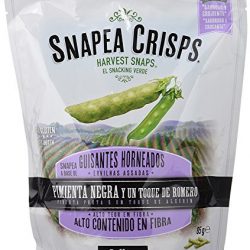 Snapea Crisps Black pepper and a touch of rosemary 85g. Snapea Crisps (12 bags of 85g.)