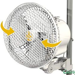 Ventilatore oscillante con clip 17cm 20W Secret Jardin (Monkey Fan MFO20)