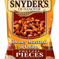 Snyder’s Honey Mustard and Onion Pretzel Pieces 125g – 10 pack