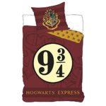 HARRY POTTER Parure da Letto Copripiumino 140 x 200 cm Federa 63 x 63 cm