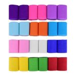 ewtshop – 24 nastri di carta crespa, 12 colori diversi, ciascuno 10 m x 5 cm, per decorazione, festa