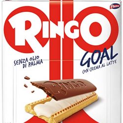 Pavesi Snack Ringo Vaniglia Formato Famiglia, Snack per Merenda o Pausa Studio – Confezione da 6 X 55g