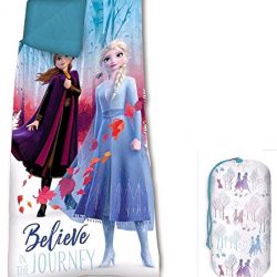 Frozen 68 x 138 cm 2 Sacco a pelo per campeggio ed escursionismo, per bambini, unisex, multicolore, taglia unica 2