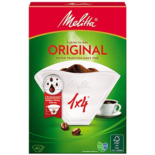 Melitta, Original, Confezione 40 Filtri, 1 X 4