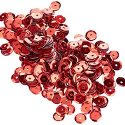 KnorrPrandell Gütermann 6232159 – Paillettes, 6 mm, Confezione da 500, Colore: Rosso