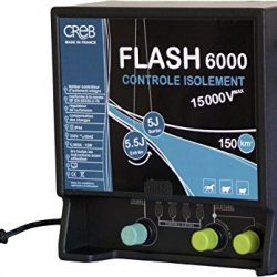 Creb Flash 6000 – Elettrificatore, plastica, 24,5 x 23 cm, Colore Blu/Nero