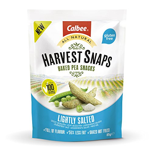 Harvest Snaps – Baked Pea Snacks – Lightly Salted (12 bags of 85 grams)