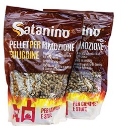 Satanino – PELLET RIMOZIONE FULIGGINE – Pulitore specifico per Stufe e Caldaie a Pellet