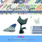 Set carta da origami – 120 fogli – tradizionale piegatura della carta giapponese – la carta include stampe a fiori, animali, azteche, geometriche – MozArt Supplies