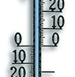 TFA Termometro da Esterno in Metallo Nero