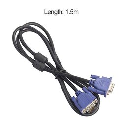 KinshopS Cavo di prolunga VGA HD 15 Pin Maschio a Cavo REXLIS per proiettore PC 6