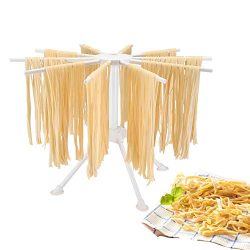 DIYARTS 10 Rami Noodles Pieghevoli Stendino Stalla Fatta A Mano Tagliatella Supporto per Appendere Utensili da Cucina Pasta Fatta in Casa Gadget 10