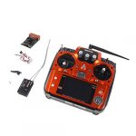 Lorenlli Fit Radiolink AT10II 2.4G 12CH Telecomando trasmettitore con Ricevitore R12DS RPM-01 Modulo di Ritorno Tensione per RC Drone Quadcopter