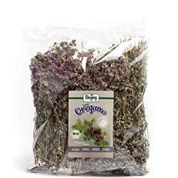 Biojoy Origano di montagna biologico, steli interi essiccati e fiori, Origanum vulgare (250 gr)