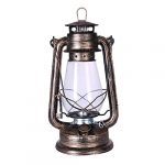 GCMJ Kerosene Lampade, Ultra Pure Lamp Lanterne con Manopola Dimmer Antiquariato Senza Fumo Inodore Lampada Campeggio (Color : Bronze)