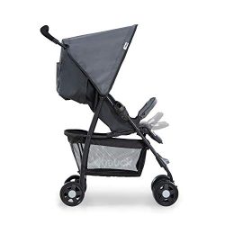 Hauck Sport, Passeggino Leggero 5.9 kg da 0 Mesi a 15 kg, Chiusura Piccola e Semplice, Posizione Nanna, Barra Frontale, Cesto, Tasca Porta Oggetti nella Cappota, Grigio (Charcoal Stone) 14