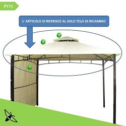 Telo copertura gazebo 3,30X3,30 Parpyon antigua 6