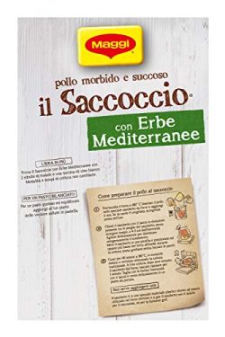 MAGGI Idea per il Saccoccio con Erbe Mediterranee, Condimento in Polvere con Spezie ed Erbe Aromatiche per Pollo al Forno 3