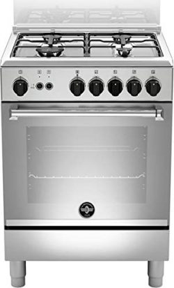 Bertazzoni La Germania Americana AMN664GXV cucina Piano cottura Acciaio inossidabile Gas A+