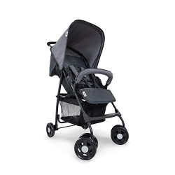 Hauck Sport, Passeggino Leggero 5.9 kg da 0 Mesi a 15 kg, Chiusura Piccola e Semplice, Posizione Nanna, Barra Frontale, Cesto, Tasca Porta Oggetti nella Cappota, Grigio (Charcoal Stone) 9