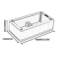 Kinshops Macchina Automatica USA e Getta per pellicole per Scarpe Dispenser Copriscarpe Automatico per Ufficio 3