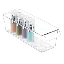 iDesign Organizer cucina con manico, Piccolo contenitore cucina in plastica senza coperchio, Scatola cucina ideale per cassetti, dispensa e molto altro, trasparente 7