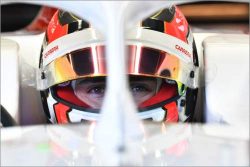 Posterlounge Stampa su Vetro Acrilico 90 x 60 cm: Charles Leclerc, Alfa Romeo Sauber C37 Testing 2018 di Motorsport Images