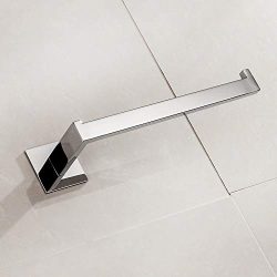 Lolypot Portasciugamani da parete Portasalviette senza foratura acciaio inox autoadesivo cromato bagno da Porta Asciugamano Accessori per il Bagno (Senza foratura, Portasciugamani cromato A) 8