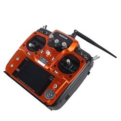 Lorenlli Fit Radiolink AT10II 2.4G 12CH Telecomando trasmettitore con Ricevitore R12DS RPM-01 Modulo di Ritorno Tensione per RC Drone Quadcopter 3