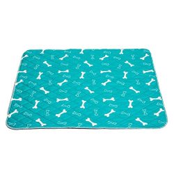 seawe Dog Pee Pad Dog Pannolino Dog Training Pad, Impermeabile Lavabile Riutilizzabile Forte Assorbimento urina Materasso Bone Print Outgoing 4