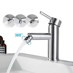 WOOHSE, Rubinetto Bidet Miscelatore Monocomando per Bidet Rubinetto Bagno, Colore: Cromato