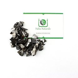 Pietre di Shungite Elite per la Purificazione dell’acqua, 25 Grammi di Frammenti Argentati di Shungite Elite Grezza | Frammenti Naturali e Autentici Provenienti Dalla Carelia, Russia | 25 g 4