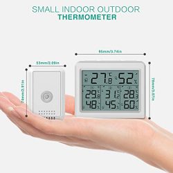 ORIA Termometro Igrometro Digitale per Interno Esterno, Misuratore di Temperatura e umidità con 3 Sensori Remoti, Stazione Meteo Wireless con Retroilluminazione, Icona Comfort, Indicatore di Tendenza 6