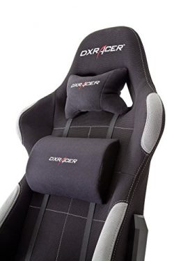 DX Racer5 sedia da gioco sedia da scrivania sedia da ufficio gaming chair nero/grigio 78 x 52 x 124-134 cm 11