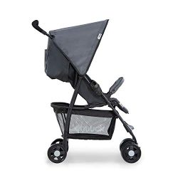 Hauck Sport, Passeggino Leggero 5.9 kg da 0 Mesi a 15 kg, Chiusura Piccola e Semplice, Posizione Nanna, Barra Frontale, Cesto, Tasca Porta Oggetti nella Cappota, Grigio (Charcoal Stone) 12