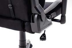 DX Racer5 sedia da gioco sedia da scrivania sedia da ufficio gaming chair nero/grigio 78 x 52 x 124-134 cm 9