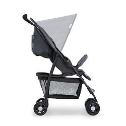 Hauck Sport, Passeggino Leggero 5.9 kg da 0 Mesi a 15 kg, Chiusura Piccola e Semplice, Posizione Nanna, Barra Frontale, Cesto, Tasca Porta Oggetti nella Cappota, Grigio (Charcoal Stone) 13