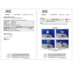 Songmics 2 x Sgabello da Bar/Cucina, Similpelle, Regolabile e Girevole a 360°, Schienale e Poggiapiedi, Struttura in Acciaio Cromato, Peso max: 200 kg, Bianco LJB64W, PU, 38 x 44,5 x (95-115) cm 3