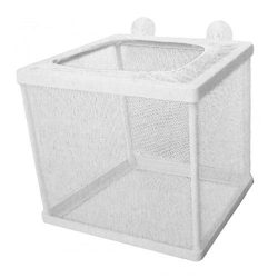 Amoyer Telaio in Plastica Accessori per La Net Pesci Acquario Mesh Net Allevatore Pratica Fish Tank Accessori Acquario Domestico Gadgets Bianco 3