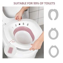 Tovee Pieghevole Bagno Sitz, Bidet Portatile Bacino Sitz Bath per ferite postpartum, recupero dell’episiotomia, donne in gravidanza, anziani e pazienti, adatto per WC universali 5