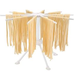 DIYARTS 10 Rami Noodles Pieghevoli Stendino Stalla Fatta A Mano Tagliatella Supporto per Appendere Utensili da Cucina Pasta Fatta in Casa Gadget