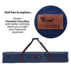 Vivere, Salsa UHSDO8-26 Amaca con Supporto Brasiliana, Cotone, 250 cm, Portata 200 kg Borsa da Trasporto inclu, Doppia 4