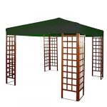 Giardini del Re Telo di Ricambio per Gazebo, Verde, 300x300x2 cm