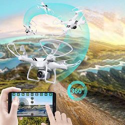 Lorenlli Fit KY101S RC Drone con WiFi FPV HD Regolabile Altitudine Altoparlante Hold One Key Return/Landing / off RC Quadcopter Drone Senza Testa 7