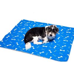 seawe Dog Pee Pad Dog Pannolino Dog Training Pad, Impermeabile Lavabile Riutilizzabile Forte Assorbimento urina Materasso Bone Print Outgoing 6