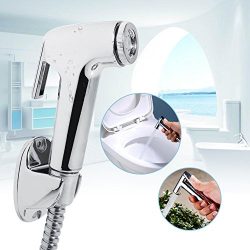 Doccetta bidet, nebulizzatore per bidet multifunzione bidet palmare spruzzatore doccetta bidet in acciaio inossidabile con supporto per tubo e staffa parete per igiene personale e spray per vasino 4