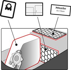 Miele GN HyClean 3D Efficiency Sacchetti per Aspirapolvere per Le Serie Classic, Complete, S2000, S5000 e S8000 5