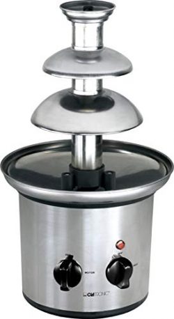 Acciaio inossidabile Fontana di cioccolato fontana di cioccolato fontana elettrico formaggio frutta-Salsa Salsa Barbecue (Sparsame 170 Watt, per circa 500 gr o circa 750 G cioccolato fondente)